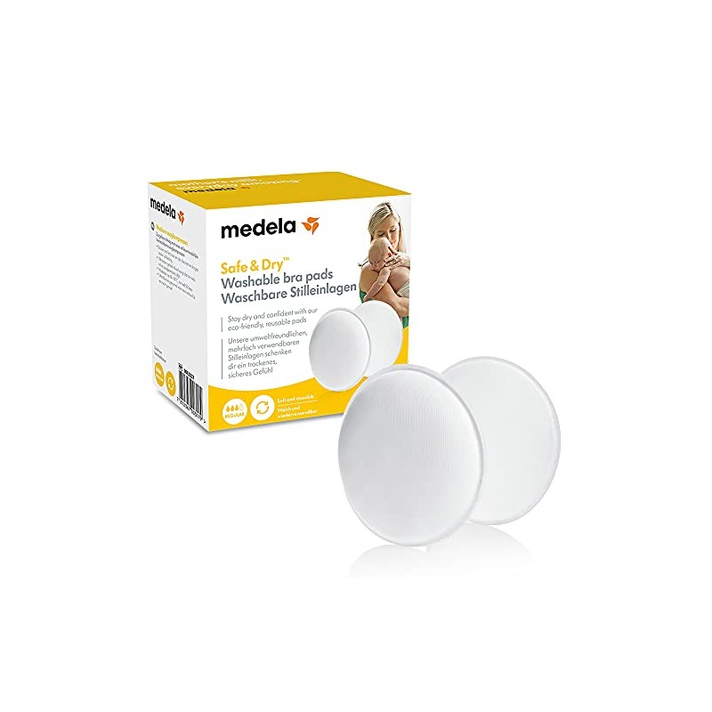 Medela Waschbare Stilleinlagen, 4 Stück