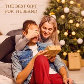 Best Husband Ever Gifts for Husband from Wife PU Leather Valet Tray & Keychain, Unique Gifts for Him Husband Who Has Everything at Birthday Valentines Day Christmas Anniversary