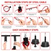 LFJ LAT Pull Down and Lift Weight Pulley System Cable