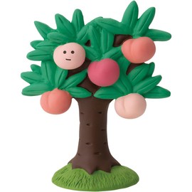 Decole ZCB-90733 Concombe Under The Small Peach Tree Figurine Peach Tree, Approx. 2.5 x 13.4 x 3.0 x 3.0 inches (63 x 34 x 77 cm)