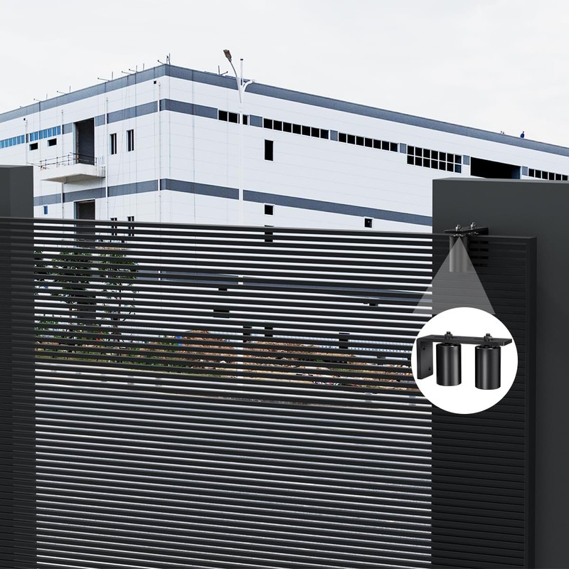 Sdstone Slide Gate Guide Roller 3" Black with L Rear