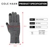Cole Haan Knit Grey Winter Gloves Men Size Large/XLarge, Lightweight