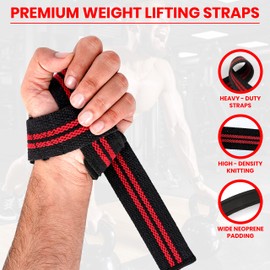 ASIPRO Lifting Straps Strength Training Women & Men 60 cm Lifting Straps Gym 5 mm Padded Fitness Grip Aids Strength Sports Wrist Straps Gym Deadlift Weightlifting Straps Pull Aid Gym, Hand Straps Gym