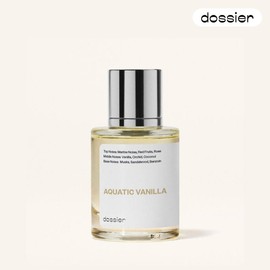 Aquatic Vanilla, Dossier, Unisex, 50ml, Eau de Parfum, Marine Notes, Rose, Red Fruits, Vanilla, Orchid, Coconut, Musk, Sandalwood