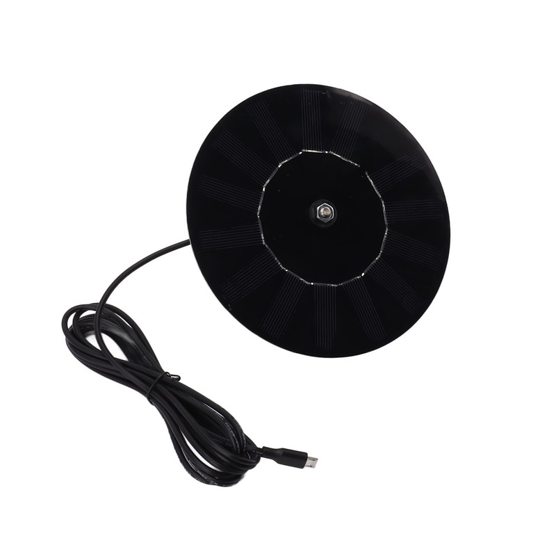 Solar Panel 10W 5V Efficient Conversion Waterproof Round Shape for