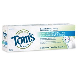 Tom's of Maine Tom's of Maine Fresh Mint Rapid Relief Sensitive Natural Paste, Fresh Mint, 76 mL