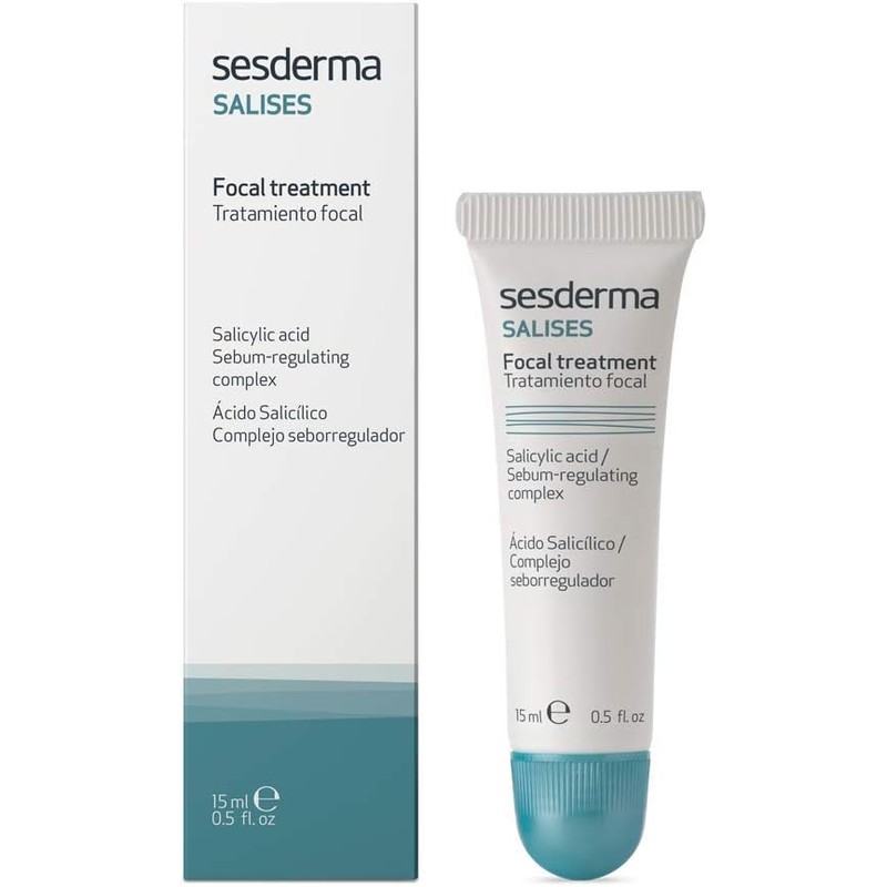 Sesderma SALISES - Gel focal, 0.5 onzas líquidas