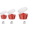 Sabco - Clear Round Hinged Pots with Lids - Deli