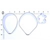 Vanda Orchid Cutter Set - Stainless Steel Sugarcraft Cutters -
