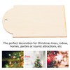 50pcs Wood Pieces DIY Natural Rustic Unfinished Wood with Hemp