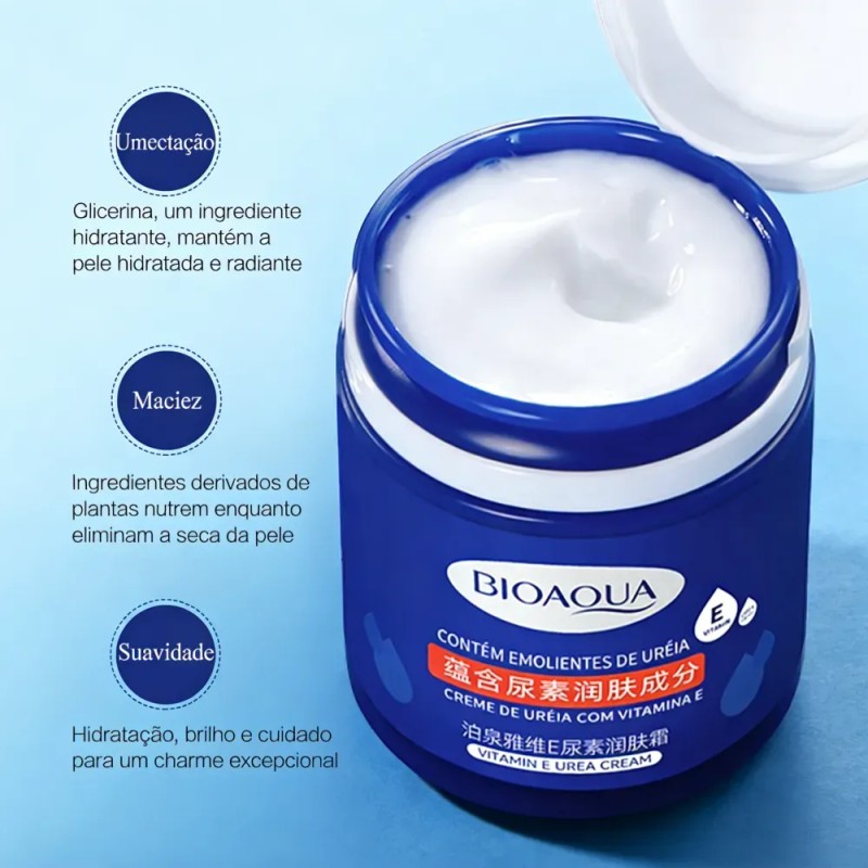 Crema Hidratante Para Pies Y Cuerpo Con Vitamina E Y