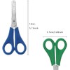8 Pcs Kids Scissors, DIY Craft and Office Use, Plastic