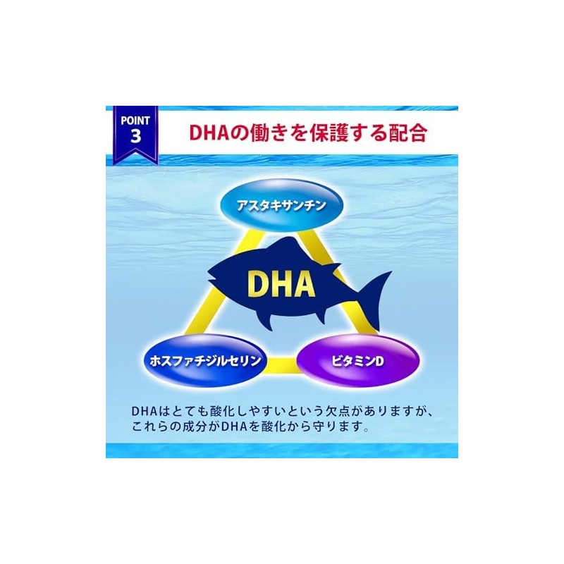 【公式】わかさ生活 わかさのDHA DHA EPA サプリメント 【DHAたっぷり270mg】 アスタキサンチン配合 62粒入り 1ヵ月分
