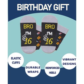 FestiVibe 16 Year Old Boy Birthday Gift Ideas, Socks Gifts for 16 Year Old Boy