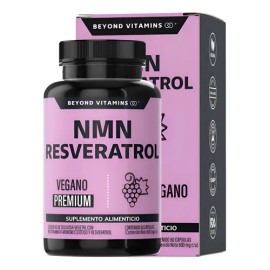 Nmn + Resveratrol 99% + Betaína Hcl 60 Cápsulas Sin Sabor