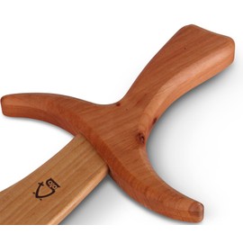 BestSaller 1141 Piraten Entermesser aus Holz, 28cm lang, Natur (1 Stück)