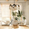 3 Pack Industrial Hemp Rope Pendant Lamp Shade, Small Vintage