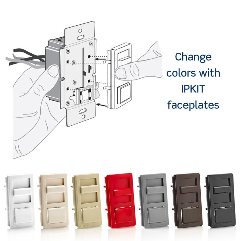 Leviton IllumaTech Dimmer Switch for Dimmable LED, Halogen and Incandescent