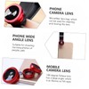 TEHAUX 2 Sets Clip Smartphone Lens Kit Wide Angle Macro