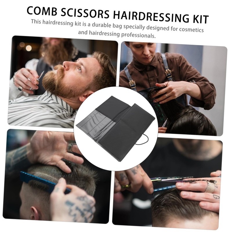 Baluue Hair Scissors Case Barber Bag Scissor Pouch Styling Tools