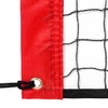Aoneky 32ft/21ft/15ft Red Portable Volleyball Net for Beach Pool (32ft)