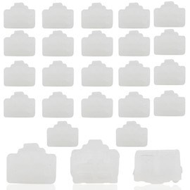 Moicstiy 50Pcs Ethernet Dust Cover, RJ45 Anti-Dust Silicone Plugs Protector Stopper Cap - Securely Block and Shield Female Ports for Switches, Routers, and Media Converters(Clear)