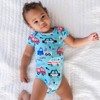 Little Sleepies Short Sleeve Bodysuit for Baby Girls & Boys,