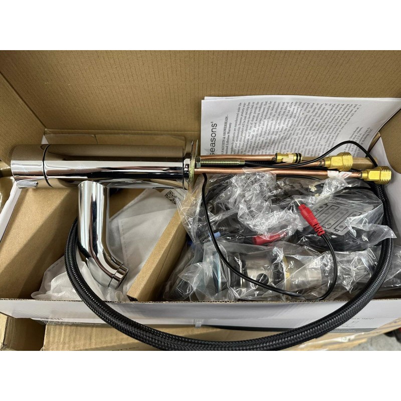 Seasons Touchless Bathroom Sink Faucet With Drain Chrome 158721