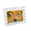 DONOUCLS Crystal 5x7Inch Picture Frame, Wedding Frame Tabletop Display, Display