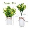 12 Pcs 4.33 Inch High Farmhouse Vase Decor, Bow with