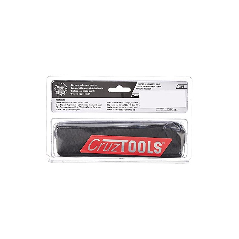 CruzTOOLS SKJAS SPEEDKIT Kit de Herramientas para Motocicleta Japonesa, ATV,