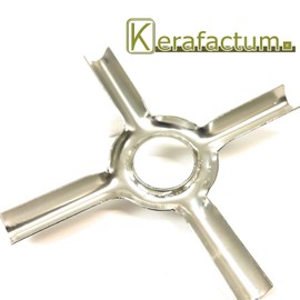 Kerafactum Gas Stove Attachment Ultralight 13 cm Pot Holder and Reducer Star for Gas Stoves Camping Practical Gas Stove Cross Attachment on Camping Stove Reduces Pot Support on Gas Stoves