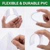 4Pcs Mahjong Card Sleeve, Clear Waterproof Game Card Protective Holders