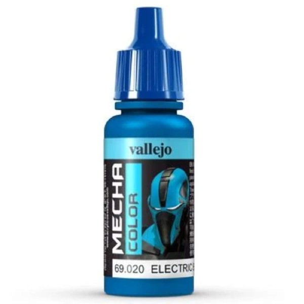 Vallejo 17 ml "AV Mecha Color" Acrylic Airbrush Colour - Electric Blue