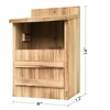 STARSWR Owl House for Outdoors,Screech Nesting Box, Saw Whet Owl