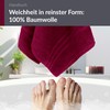 Lashuma Cotton Hand Towel 50 x 100 cm in Cherry