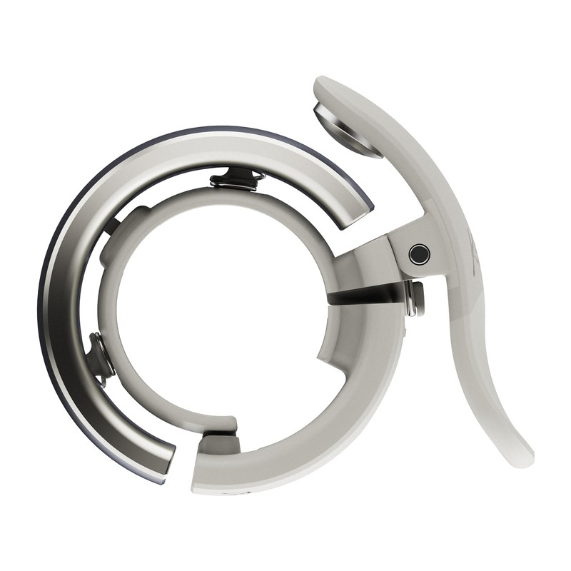 Knog Oi Prima Bicycle Bell Grey 22.2mm Button