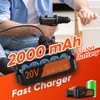 Cordless Drill Set, VIWKO 20V Power Drill with Power Pack