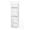 Whitmor Multi-Functional Hanging Organizer with Drawer Inserts- 5 Section -