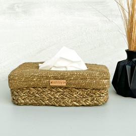 Nobbys Seagrass Natural Tissue Box Holder (Pack of 2)