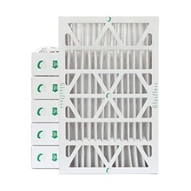 Glasfloss ZL 16x25x4 MERV 13 (FPR 10) 4" Inch Air Filters for AC and Furnace. Case of 6. Actual Size: 15-1/2 x 24-1/2 x 3-3/4