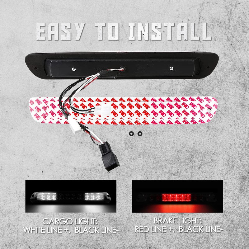 High Mount 3rd Stop Light Compatible with 2004-2012 Chevy Colorado