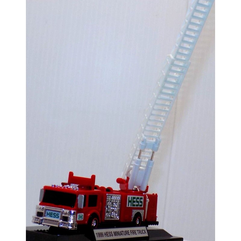 Hess 1999 Hess Mini Fire Ladder Truck with Extending Ladder