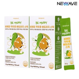 New Wave 뉴웨이브 비해피 작두콩 배도라지 스틱(10gX14포) 2박스 New Wave Be Happy Job's Tears and Bellflower Stick (10g X 14 Packs) 2 Boxes