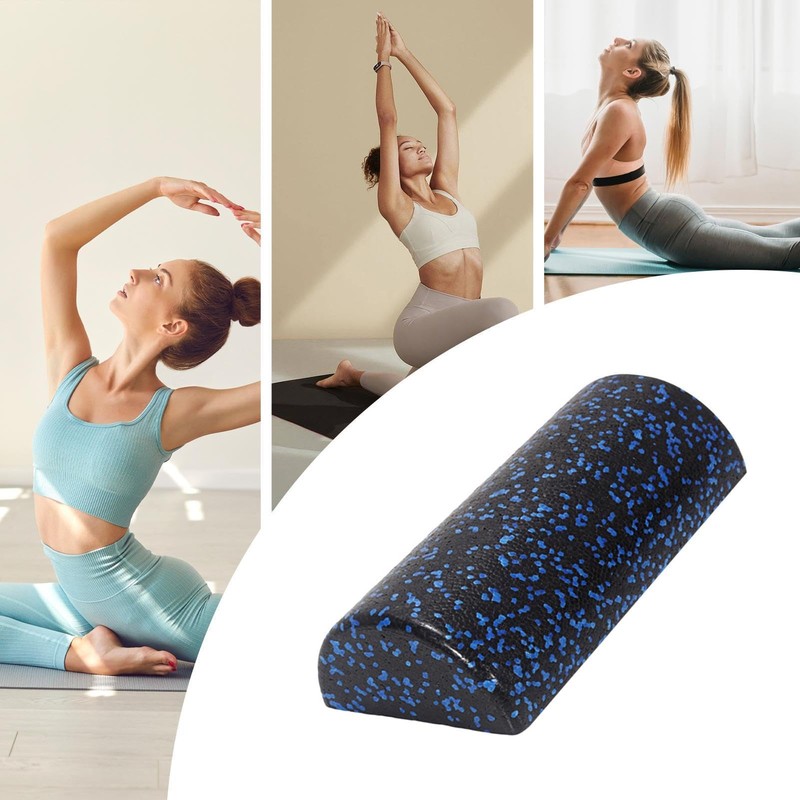 Foam Rollers For Muscle Massage, Half-Round Full Body Athletic Massager,