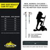 Cascade Mountain Tech Trekking Poles - Aluminum Hiking Walking Sticks