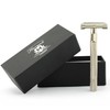 Twist Open Butterfly Style Men's Shaving De Safety Razor (Blades