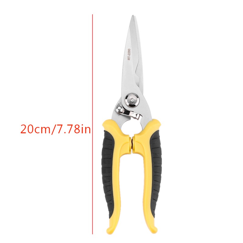 8" Stainless Steel Pruning Shears Cutter Home Gardening Plant Scissor