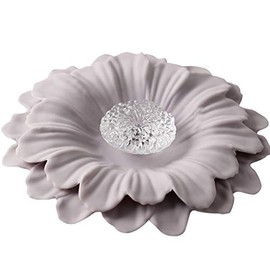 TINTON LIFE® Vivid Double-layer Flower Shape Food Grade Silicone Mug Cup Lid Cover(Zinnia)