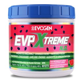 Evogen EVP Xtreme NO | Arginine Nitrate, Beta-Alanine, Citrulline Pre-Workout, Nitric Oxide, Muscle Pump | Sour Watermelon | 40 Servings